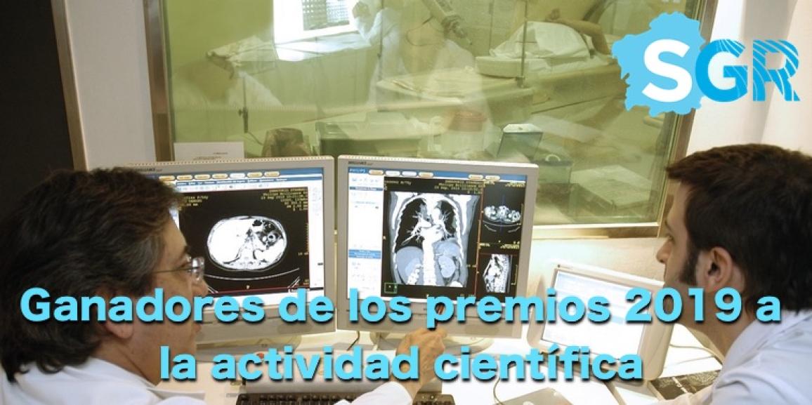 Ganadores de los premios 2019 a la actividad científica